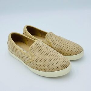 TIMBERLAND ORTHOLITE SUEDE KHAKI TAN CREAM SLIP ON SHOE SNEAKERS